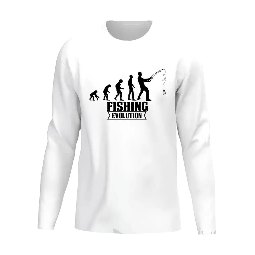 Fishing Evolution Men Long Sleeve Shirt