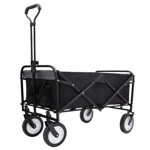 Heavy-Duty Collapsible Folding Cart with Strapping System – 225 lb Capacity, All-Terrain Wheels