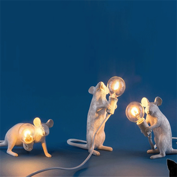 Mini Nordic Mouse Lamp with Industrial Design