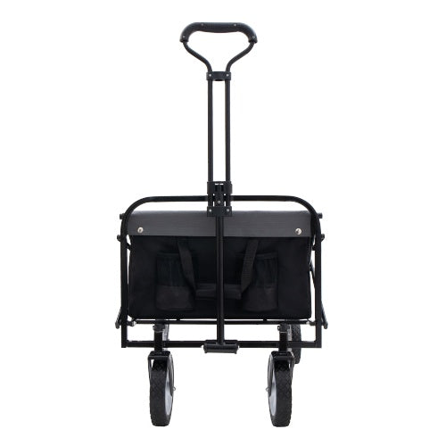 Heavy-Duty Collapsible Folding Cart with Strapping System – 225 lb Capacity, All-Terrain Wheels