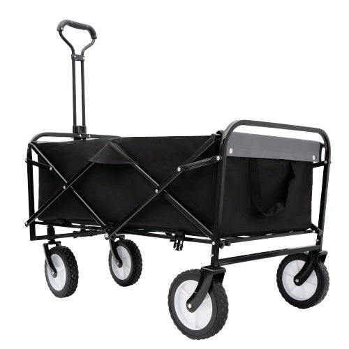 Heavy-Duty Collapsible Folding Cart with Strapping System – 225 lb Capacity, All-Terrain Wheels