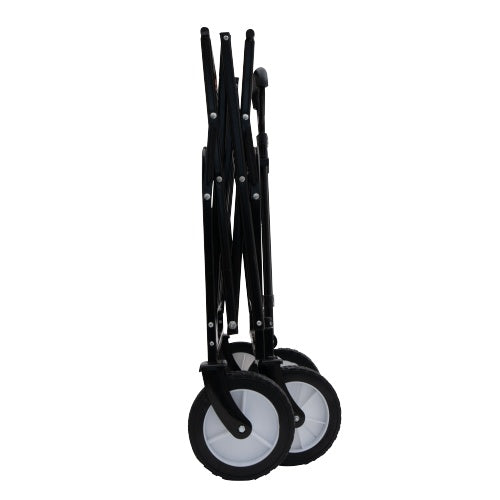 Heavy-Duty Collapsible Folding Cart with Strapping System – 225 lb Capacity, All-Terrain Wheels